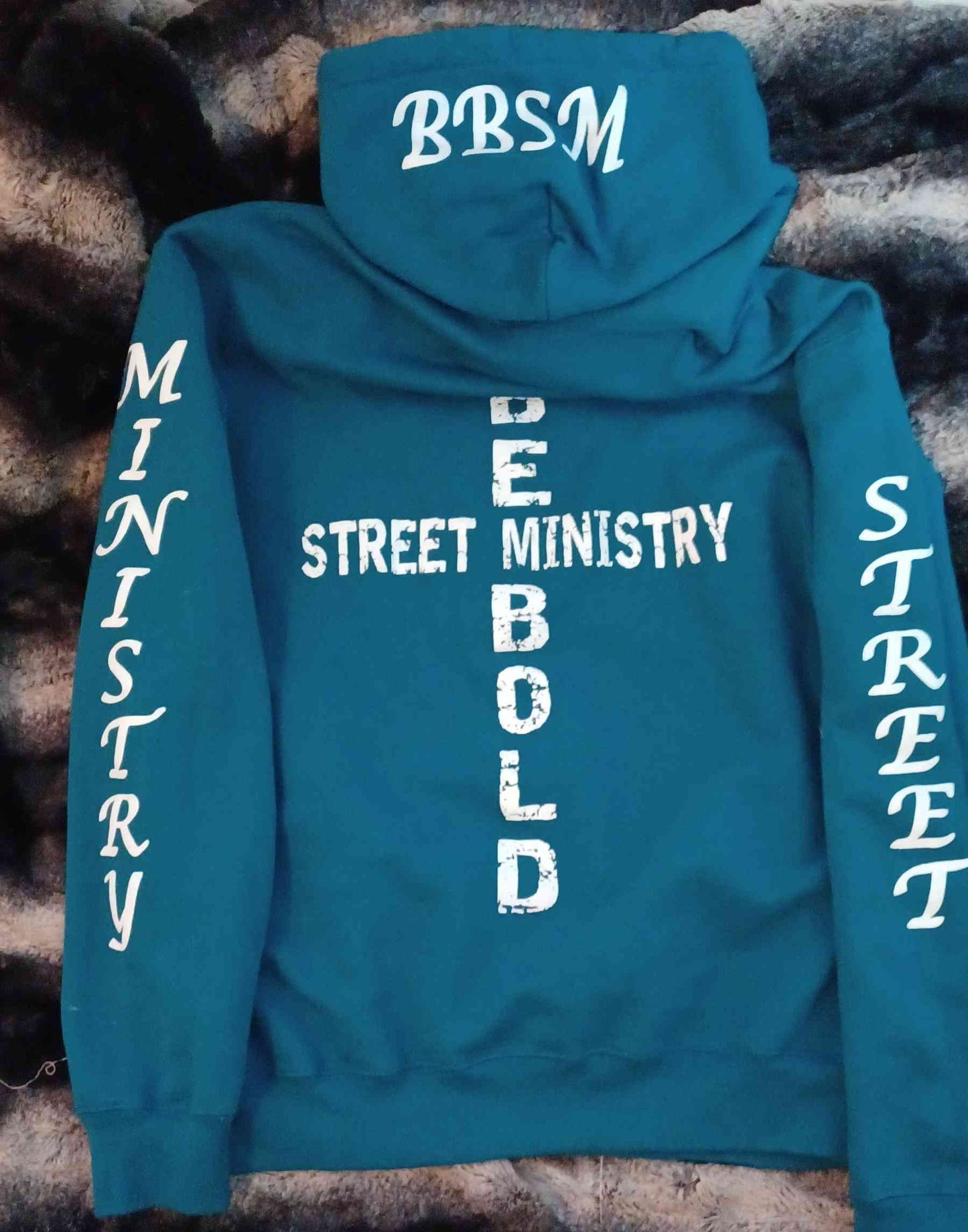 Hope Dealer Hoodie Teal w/white