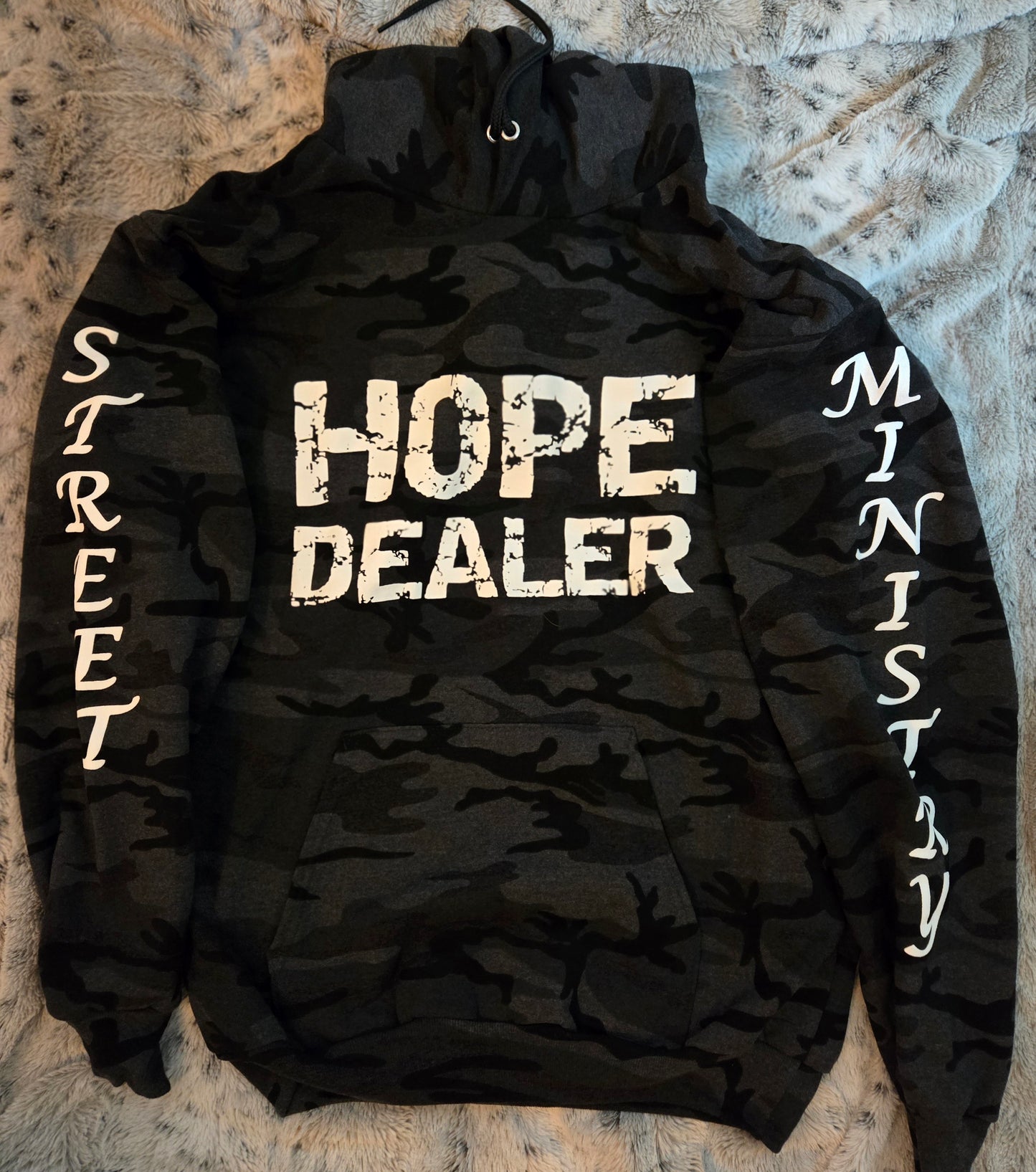 Hope Dealer Hoodie Black Camouflage
