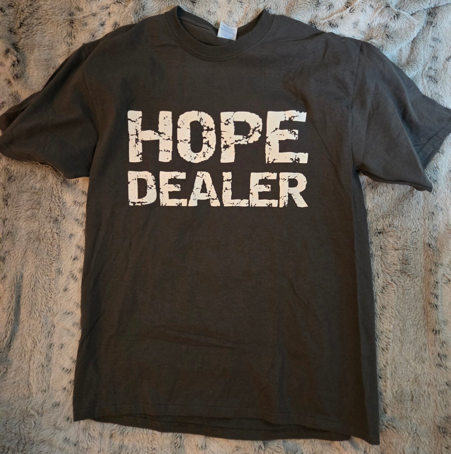 Hope Dealer T-Shirt Grey w/white