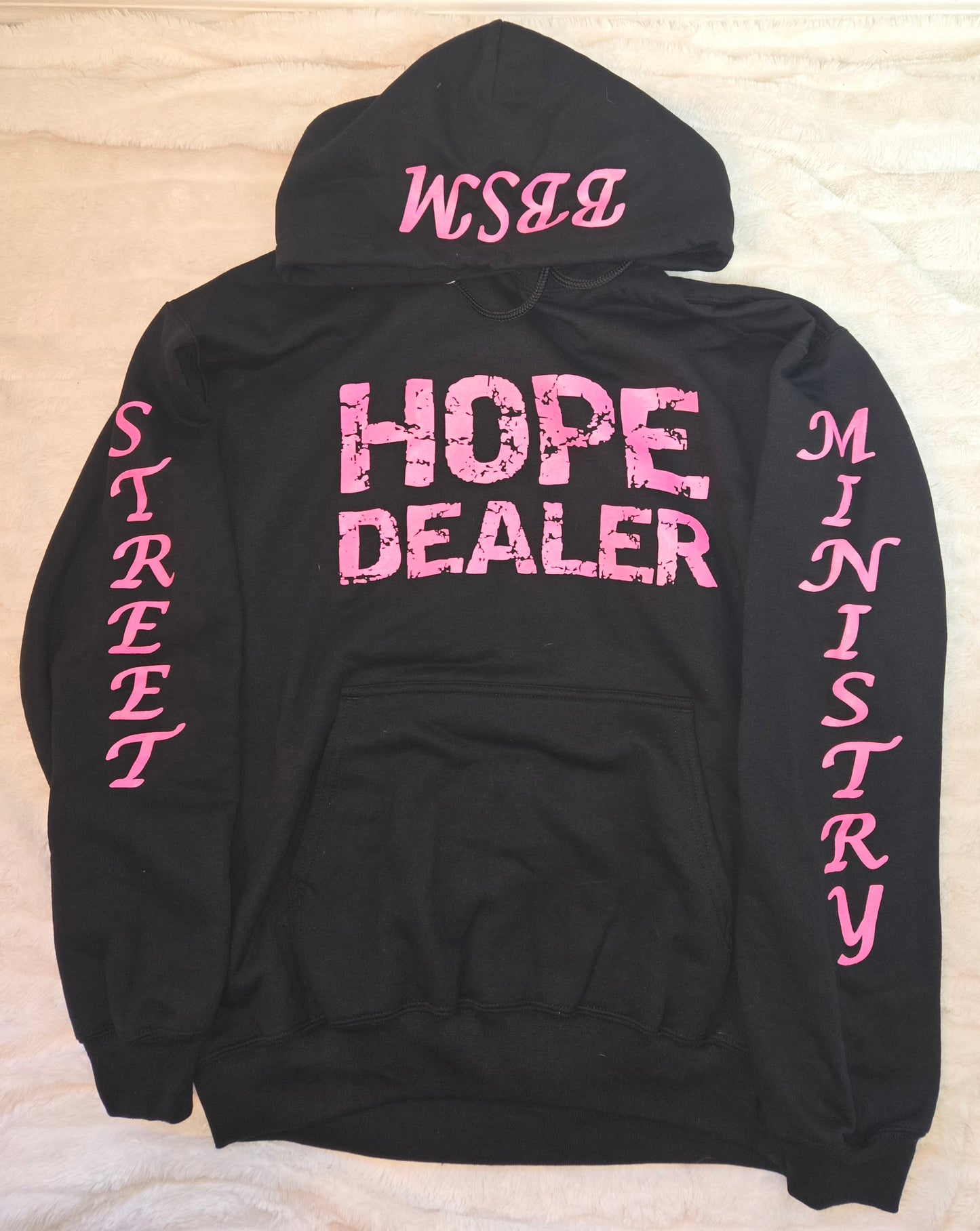 Hope Dealer Hoodie Black w/pink