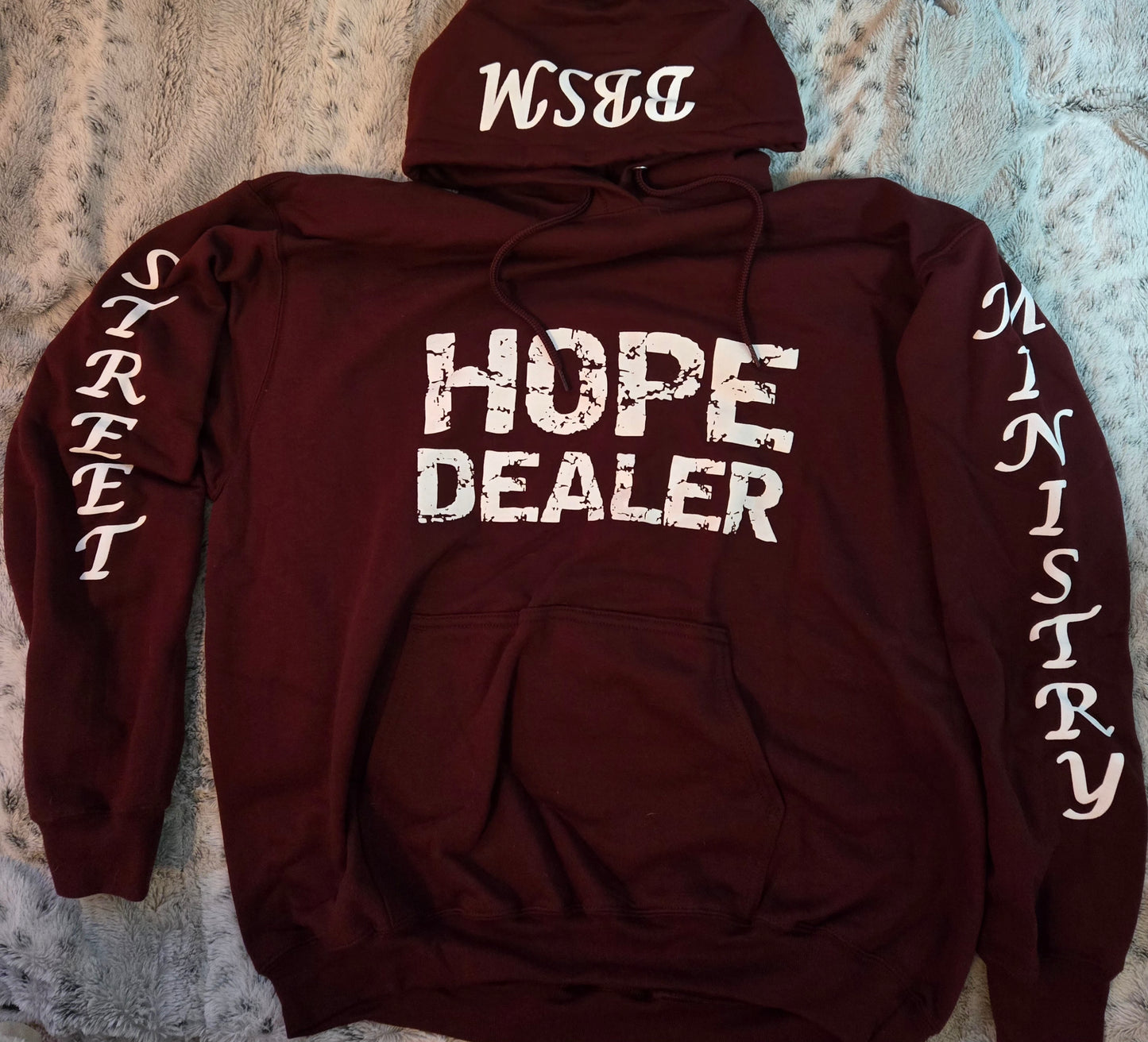 Hope Dealer Hoodie Maroon
