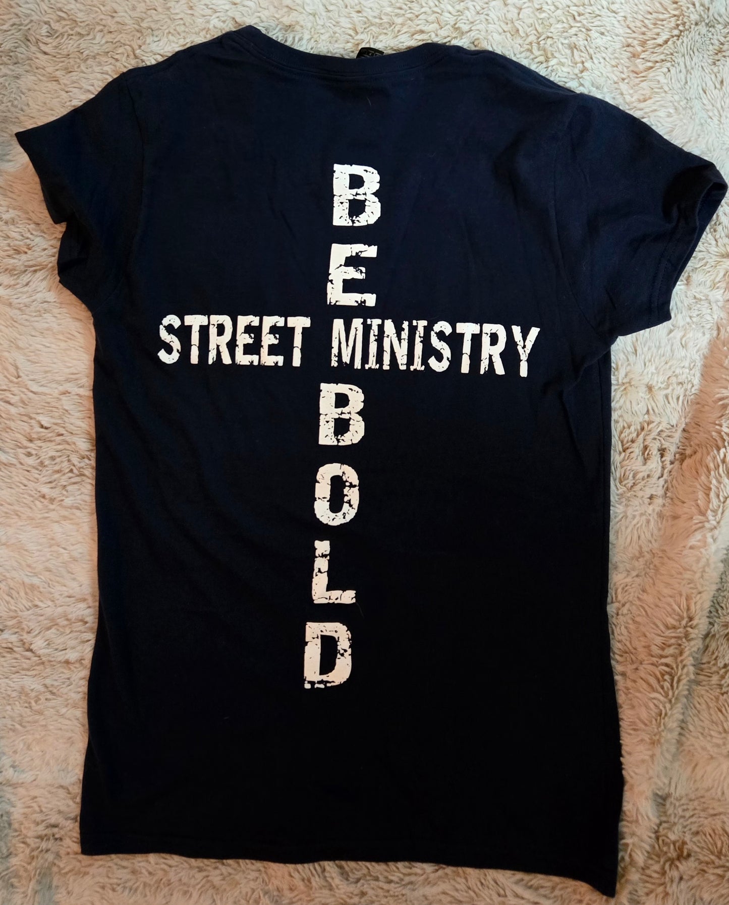 Hope Dealer Ladies T-Shirt Navy w/white