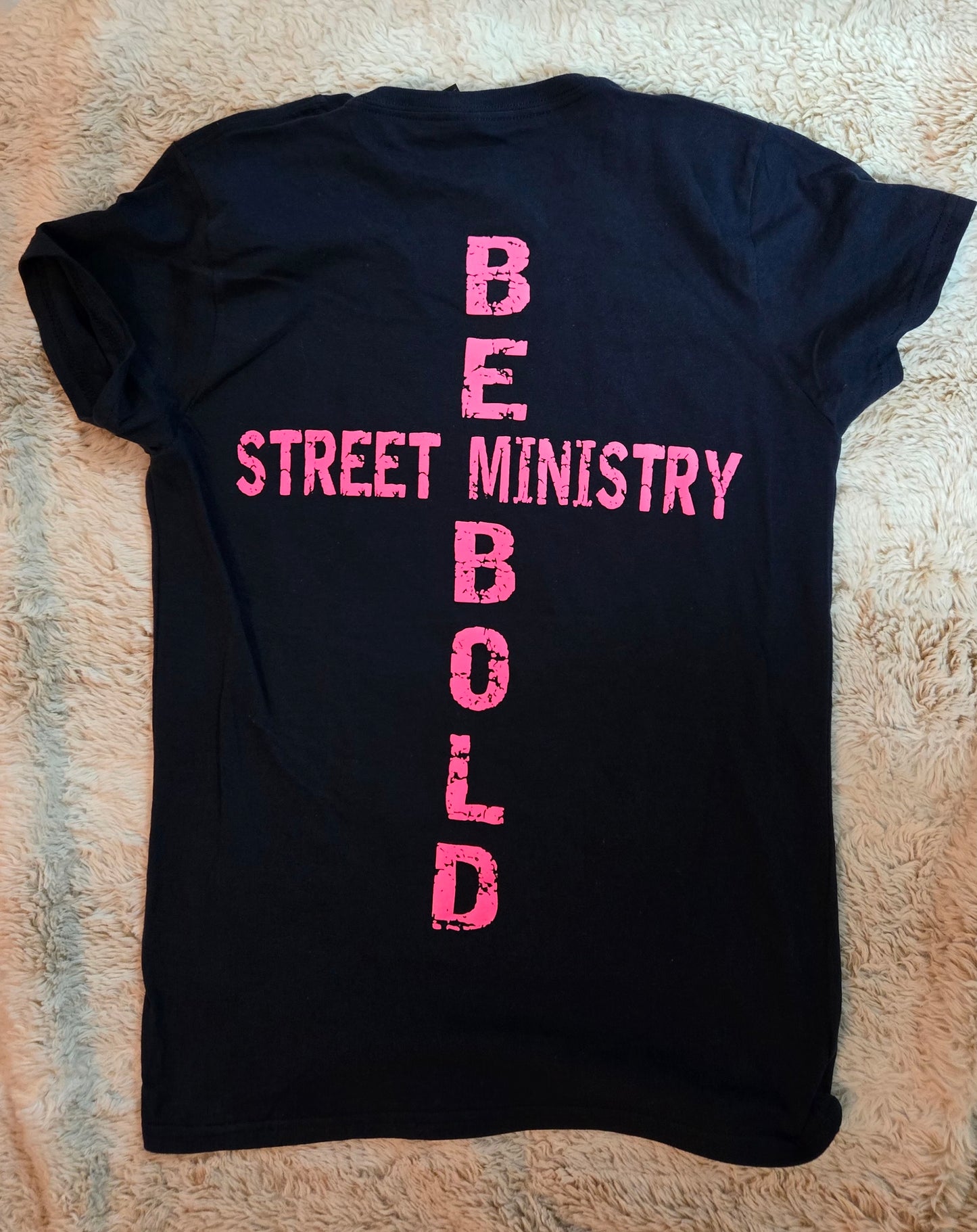 Hope Dealer Ladies T-Shirt Navy w/pink