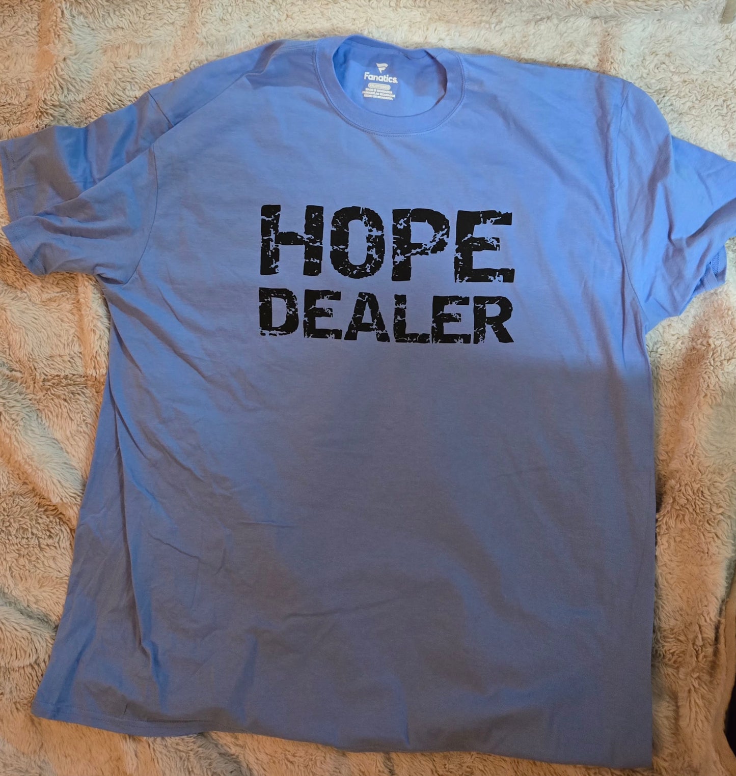 Hope Dealer T-Shirt Light Blue w/black