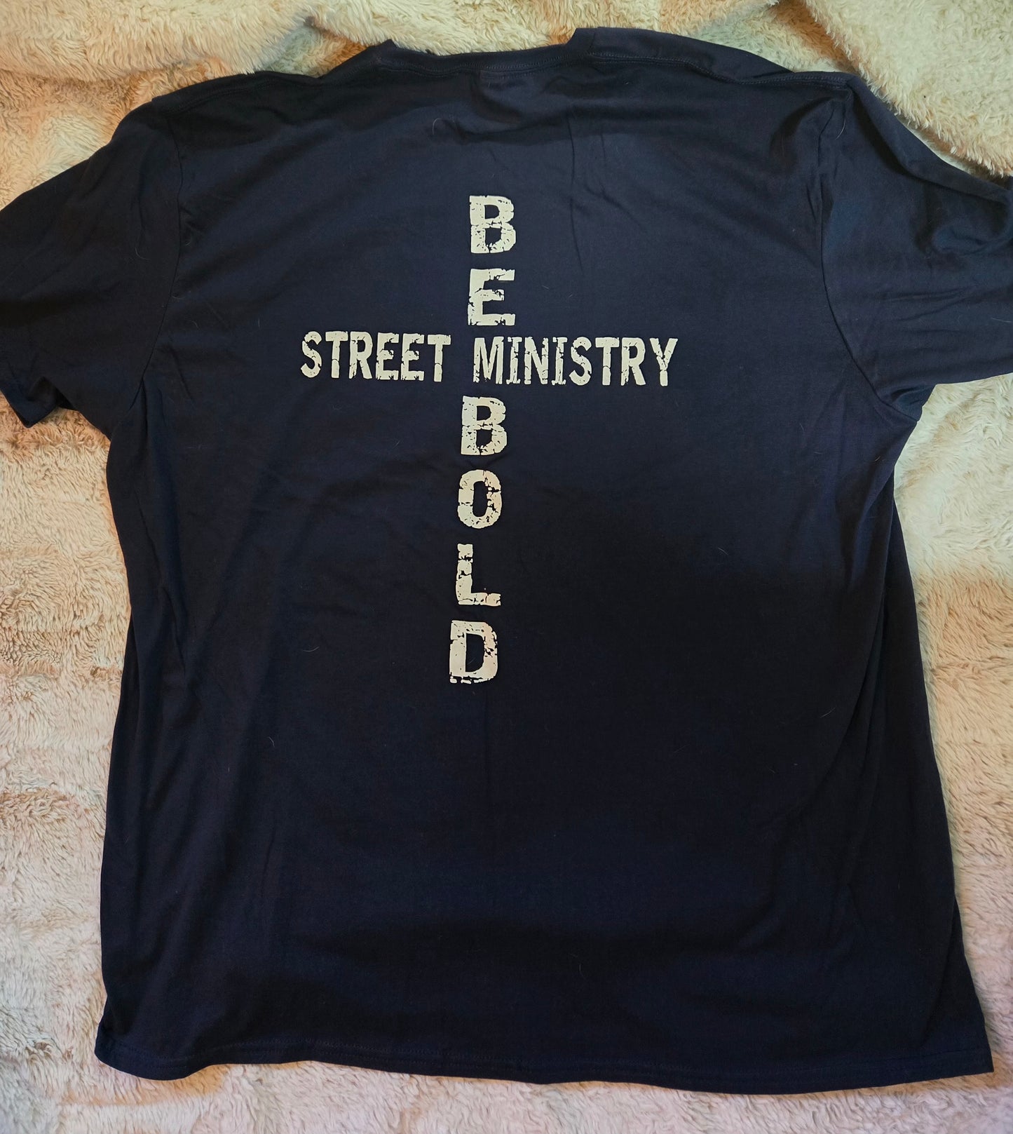 Hope Dealer T-Shirt Dark Heather Blue w/white