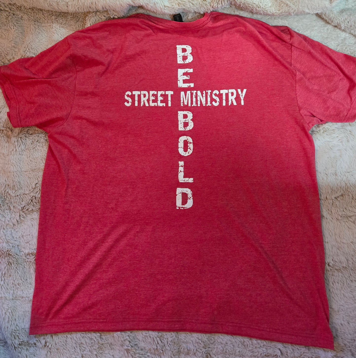 Hope Dealer T-Shirt Heather Red w/white