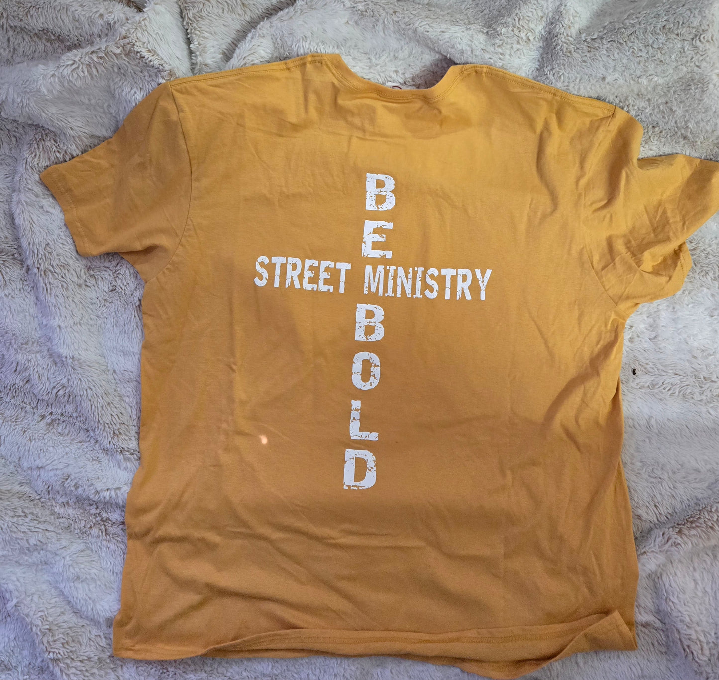 Hope Dealer T-Shirt Mustard w/white