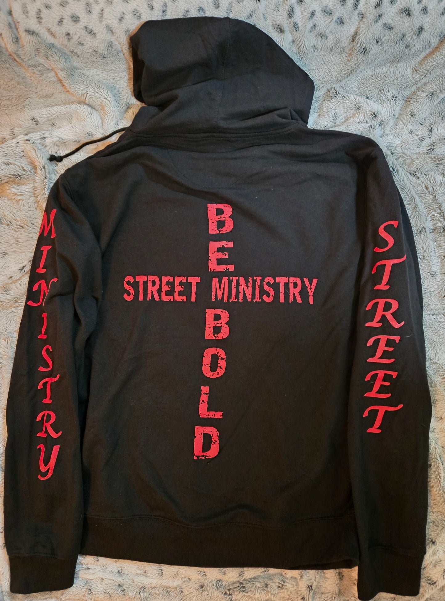 Hope Dealer Light Weight Hoodie Black w/red
