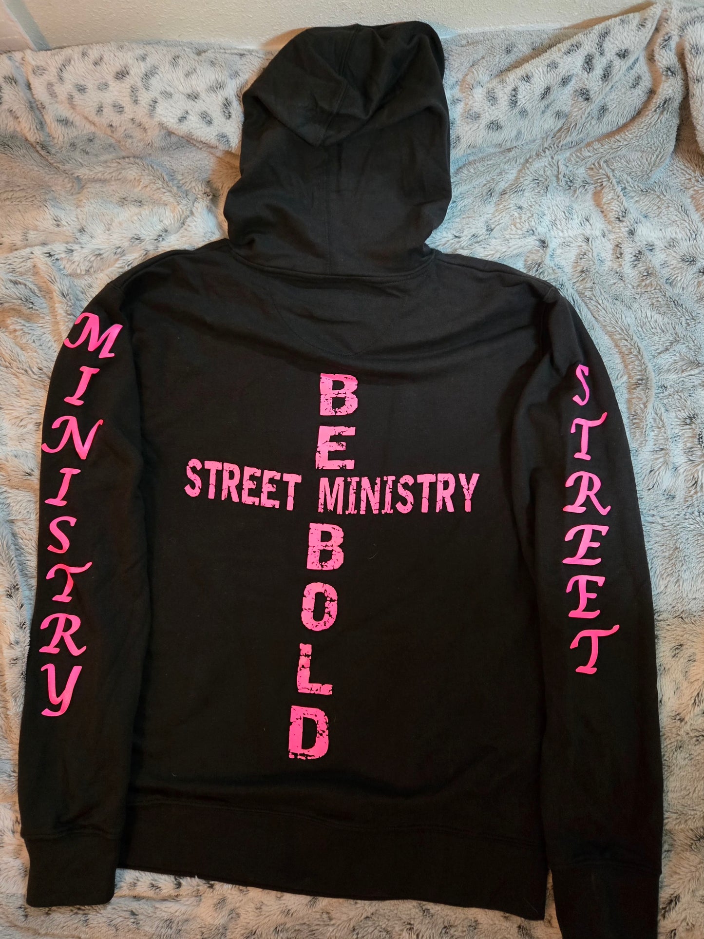 Hope Dealer Light Weight Hoodie Black w/pink