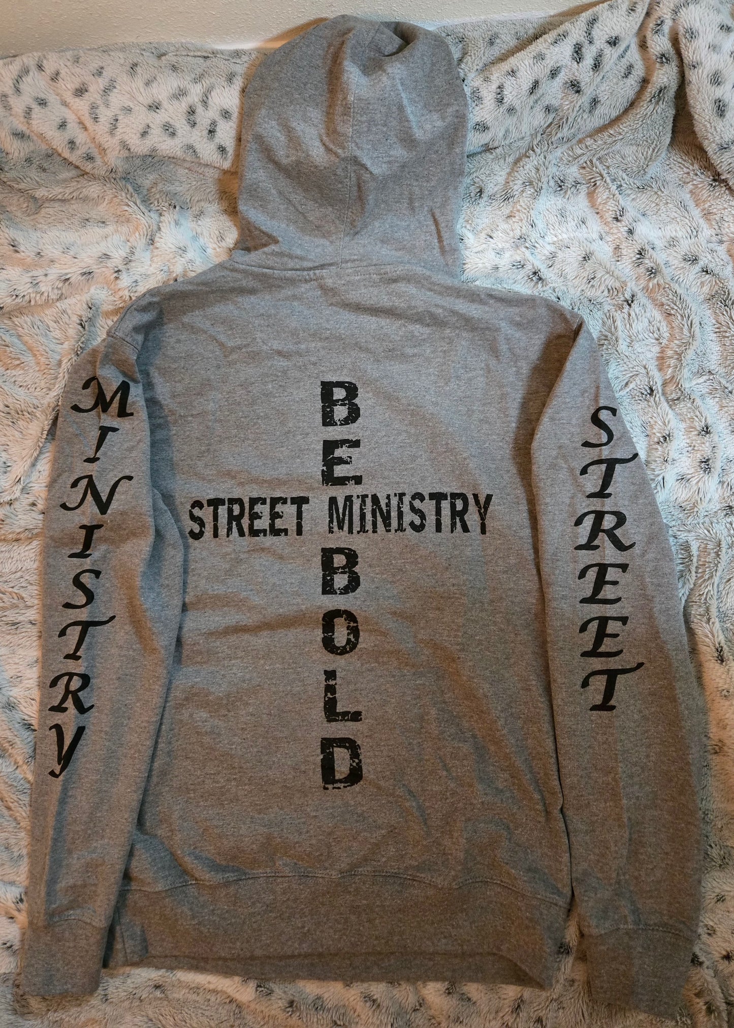 Hope Dealer Light Weight Hoodie Light Grey w/black