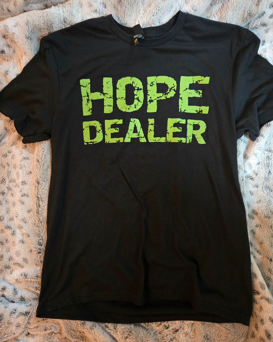Hope Dealer T-shirt Black w/green