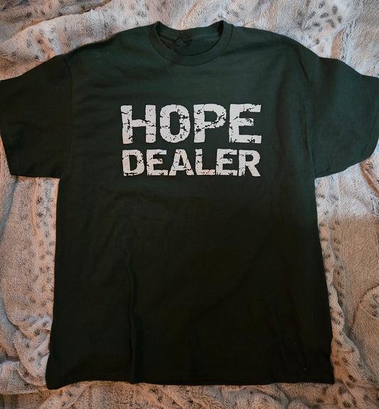 Hope Dealer T-shirt Hunter Green