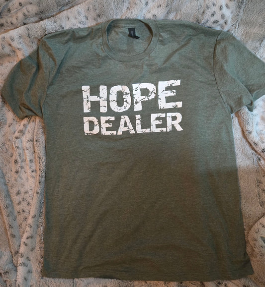 Hope Dealer T-shirt Heather Dark Green