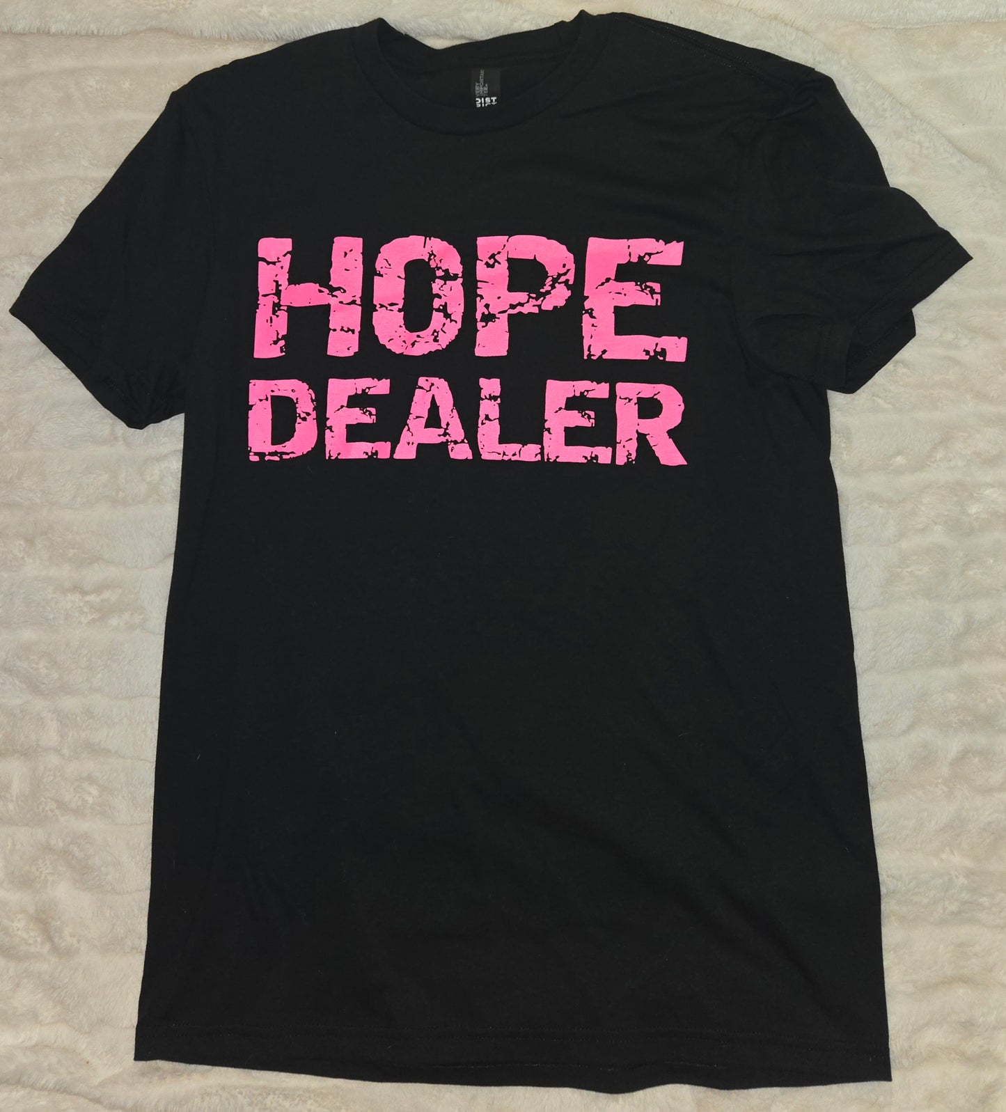 Hope Dealer Ladies Fit T-Shirt Black w/Pink