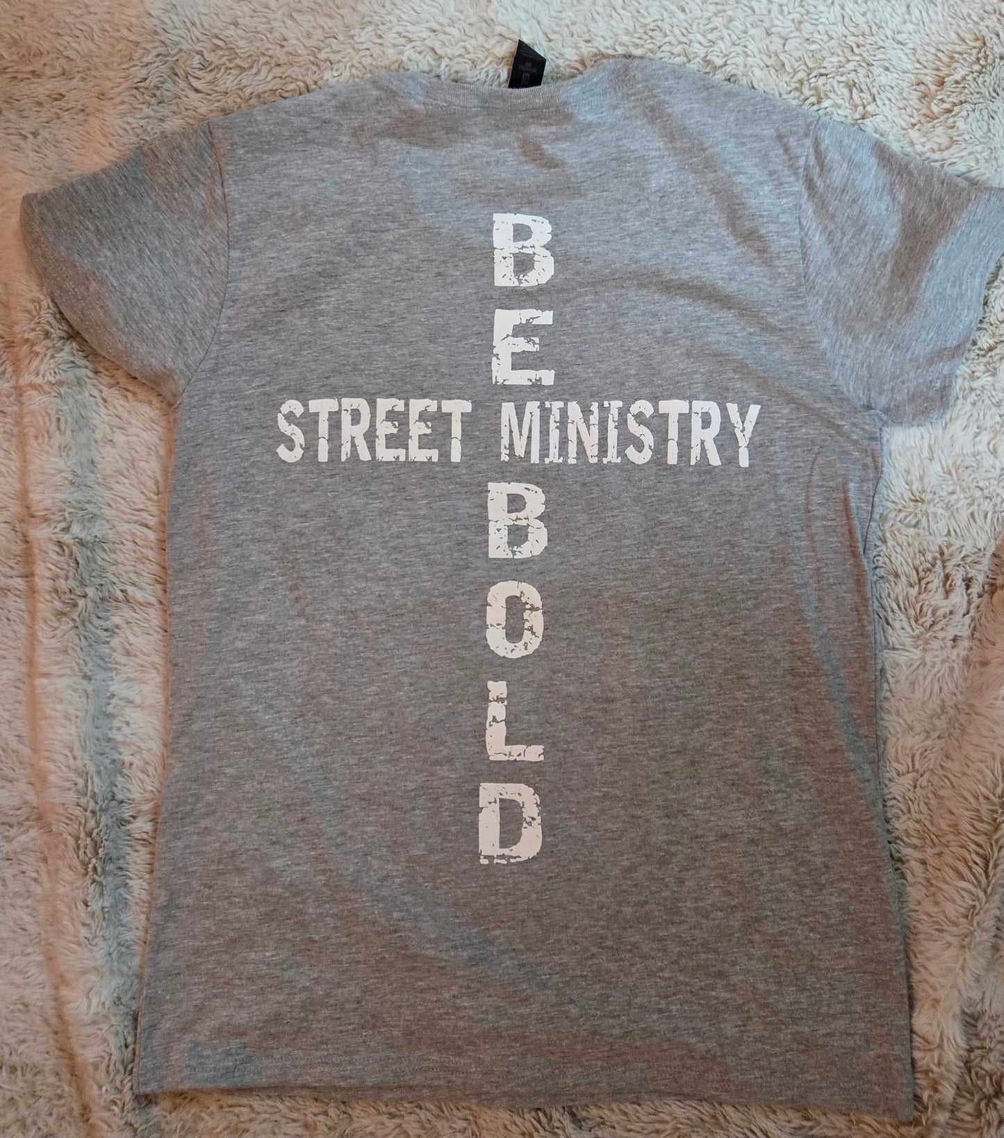 Hope Dealer Ladies T-Shirt Light Heather Grey w/white