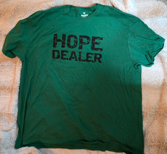 Hope Dealer T-Shirt Kelly Green w/black