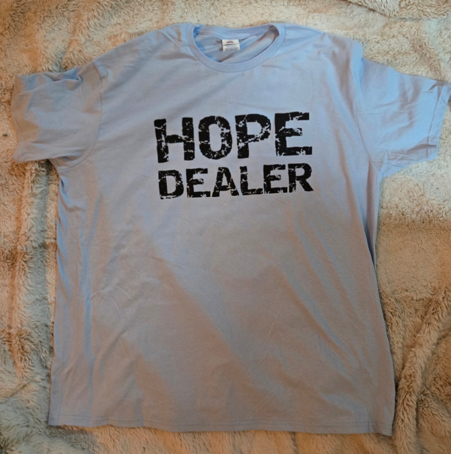 Hope Dealer T-Shirt Sky Blue w/black