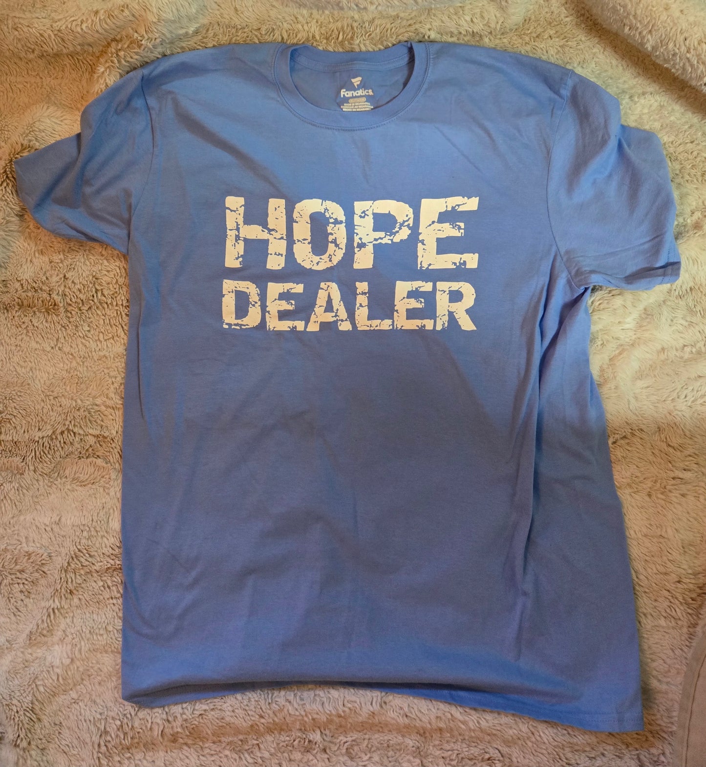 Hope Dealer T-Shirt Light Blue w/white