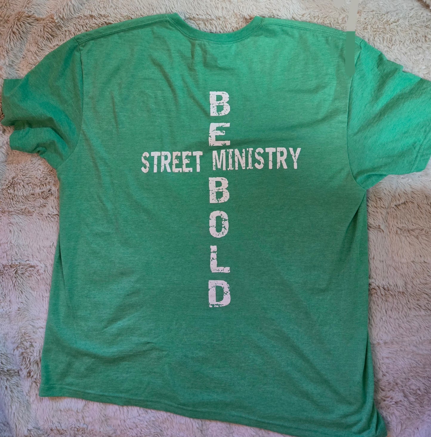 Hope Dealer T-Shirt Heather Light Green w/white