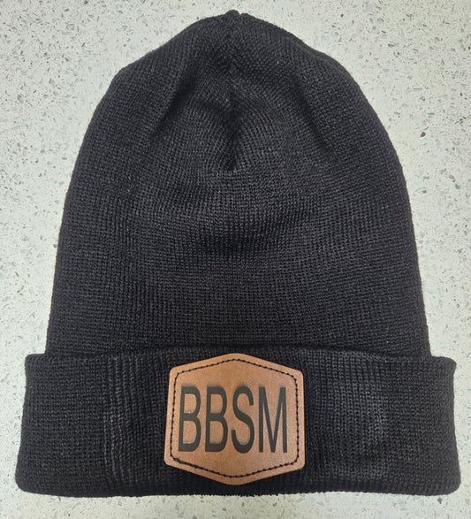 Hope Dealer beanie w/leather patch Black