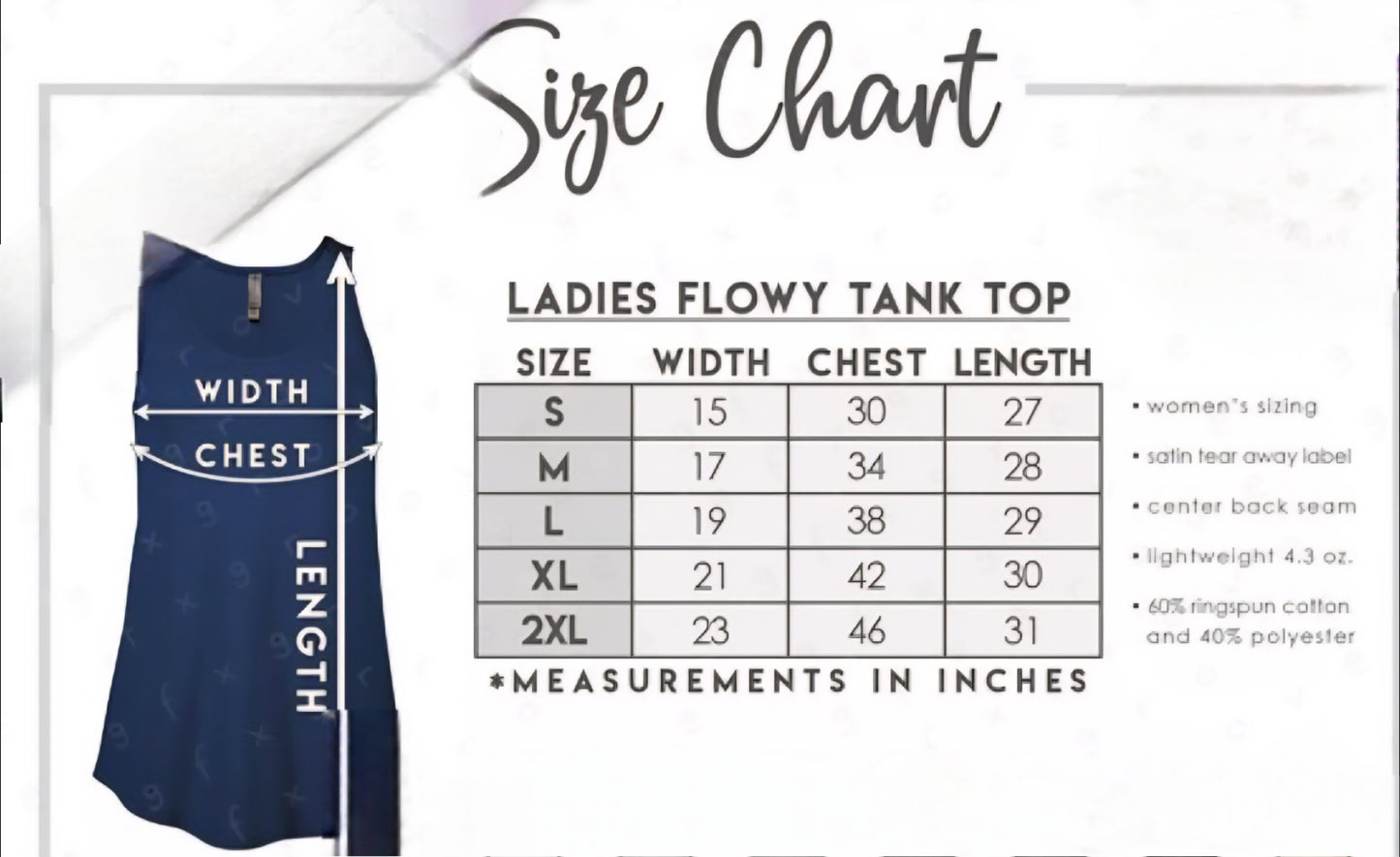 Hope Dealer Ladies Flowy Tank Light Heather Grey w/pink