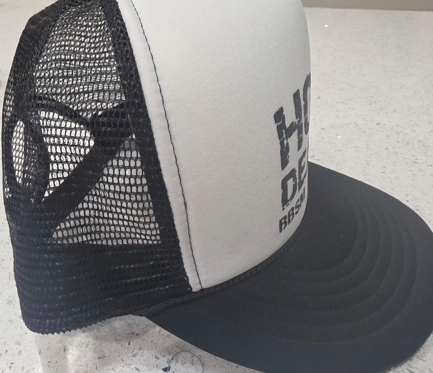 Hope Dealer Trucker Hat Black/white w/black logo OG