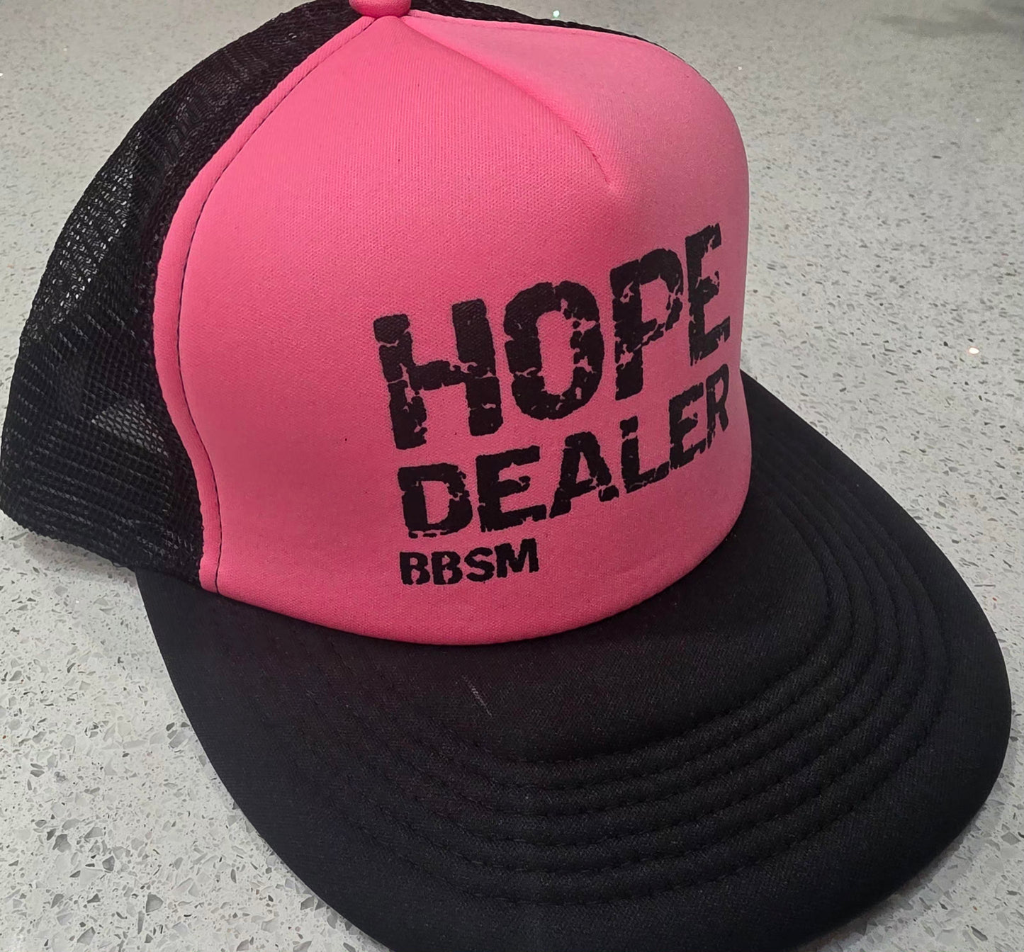 Hope Dealer Trucker Hat Neon Pink - OG